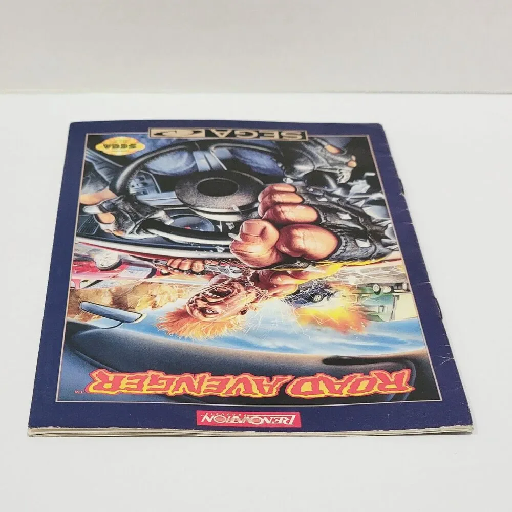 Road Avenger Sega CD Instruction Booklet Manual With Registration Card No Game